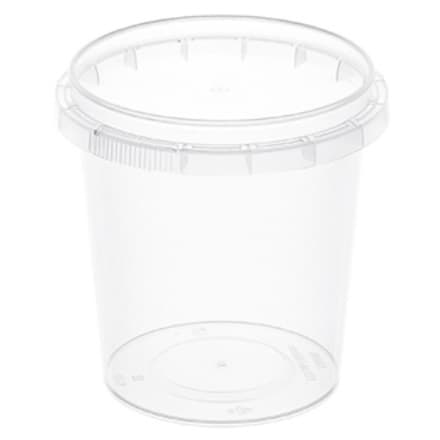 Банка\крышка 520мл прозрачная 95*116 Спектр-Пласт 150\1 1шт