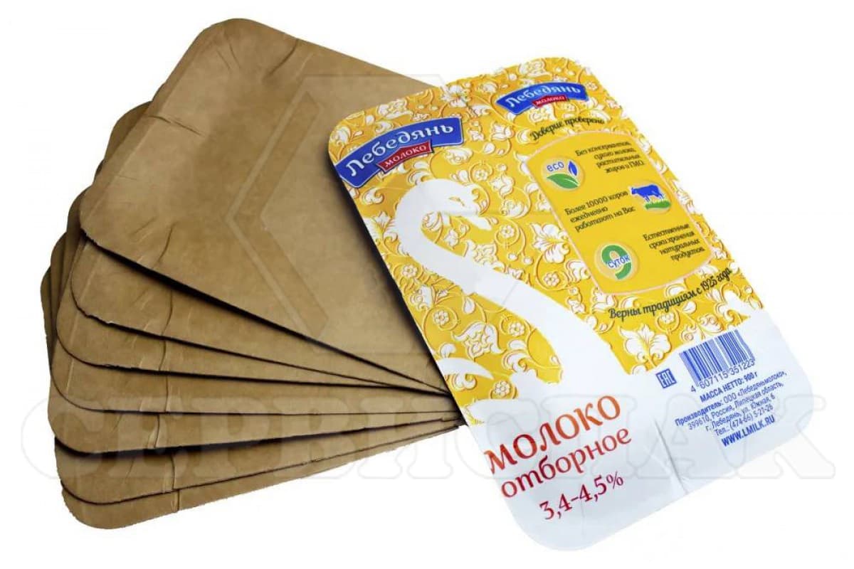 Тарелка картонная 13*20 прямоуг. КРАФТ (ТМол) (1000/100/1) 100шт