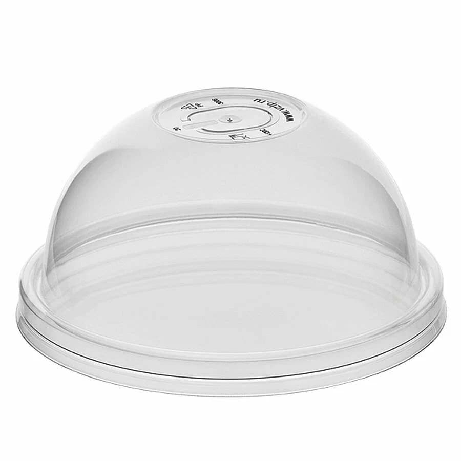 Крышка для стакана d90 мм купольная отверстие пробивается ВЗЛП (1000/50/1) 50шт