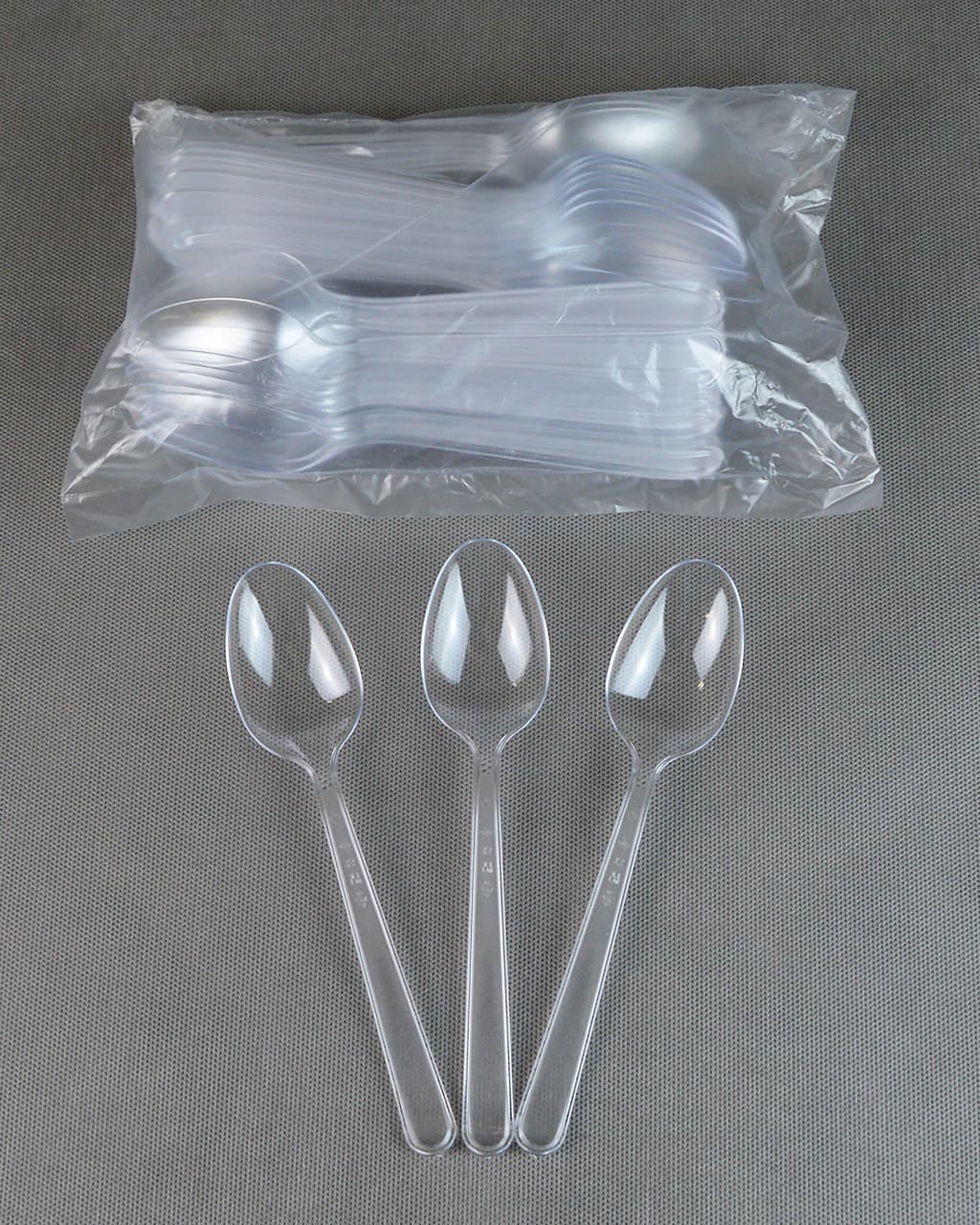 Ложка чайная ВЗЛП ПС прозрачная 120мм Эконом 2000\100\20 100шт
