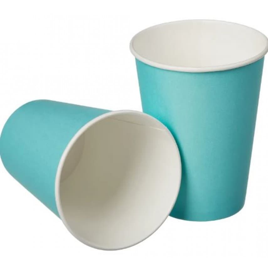 Бум стакан Л-ПАК 0,250 d80 ГН Бирюза 1000\50\20 50шт