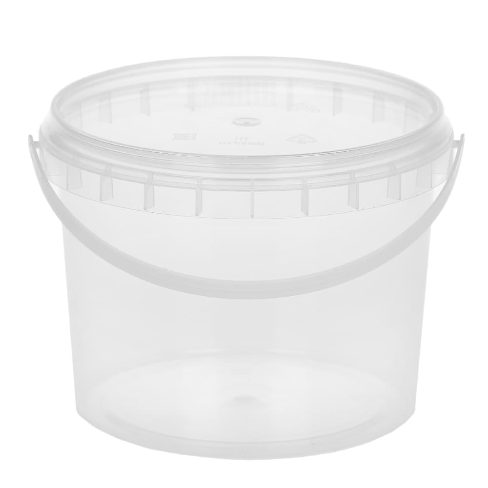 Ведро+крышка 550мл прозрачное 110*80 Унипак 500\1 1шт