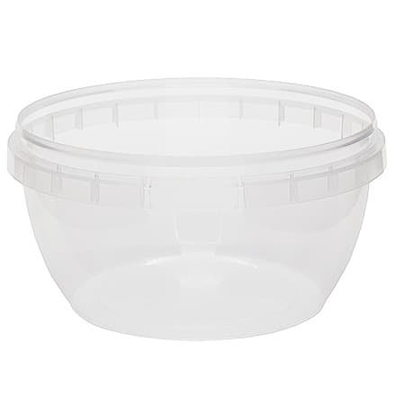 Банка плошка 365 мл d 105 прозрачная ПОЛЬЗА (300/1) 1шт