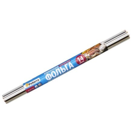 Фольга Paterra 300мм*10м 14мкр Супер прочная (27рул) 1шт