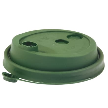 Крышка для стак. ВЗЛП d80мм 0,250\0,330мл ПП ЗЕЛЕНАЯ ТЕМНАЯ МАТОВАЯ 1000\50\20 50шт