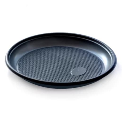 Тарелка d165 Стандарт пластик Черная (2000/100/1) 100шт