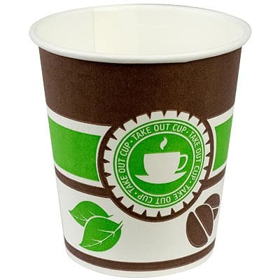 Стакан бумажный 250мл d80 чай\кофе (1000\50\1) 50шт