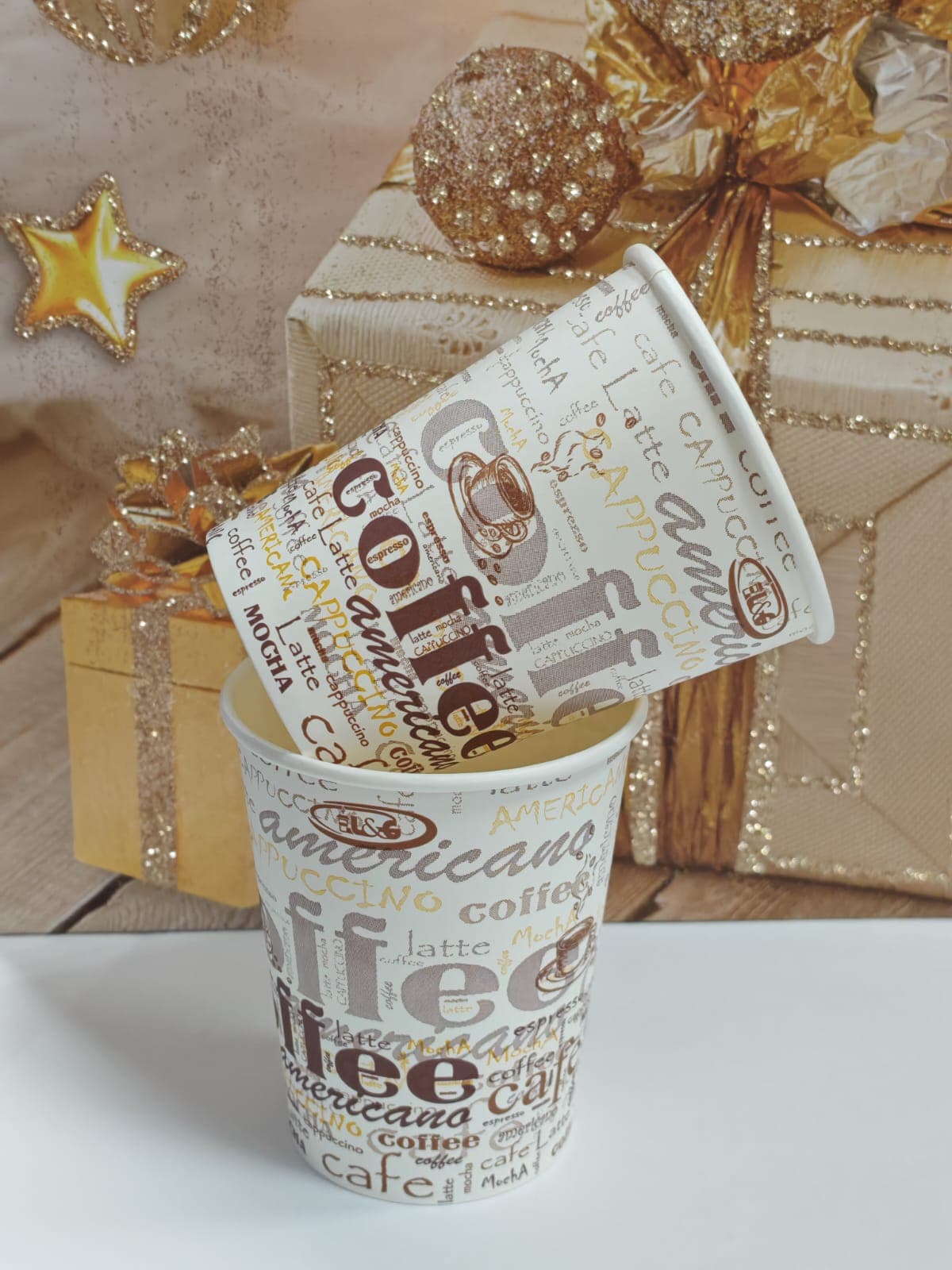 Бум стакан РК 0,250мл d80 ГН Мокко 1250\50\25 50шт