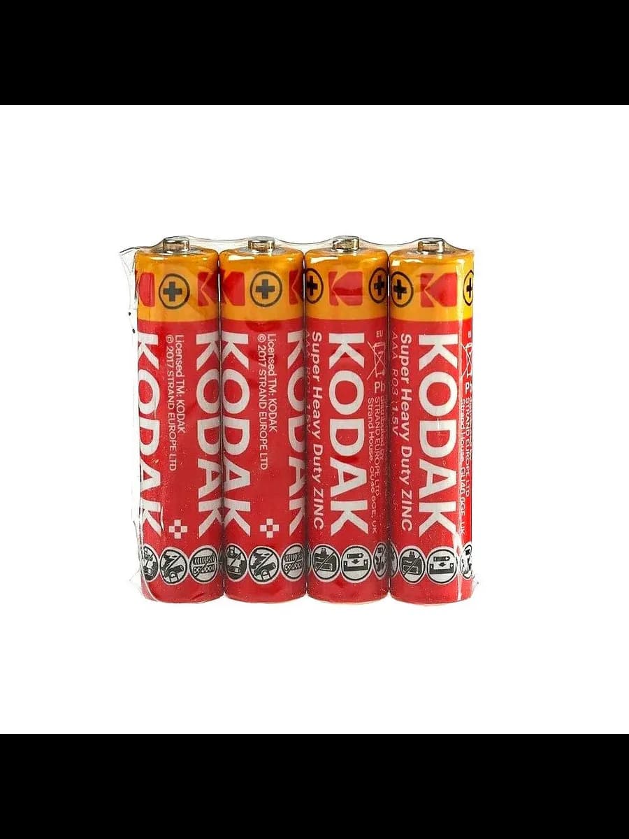 Батарейки Kodak R03\286 4S (ААА (40\4\1) 4 шт