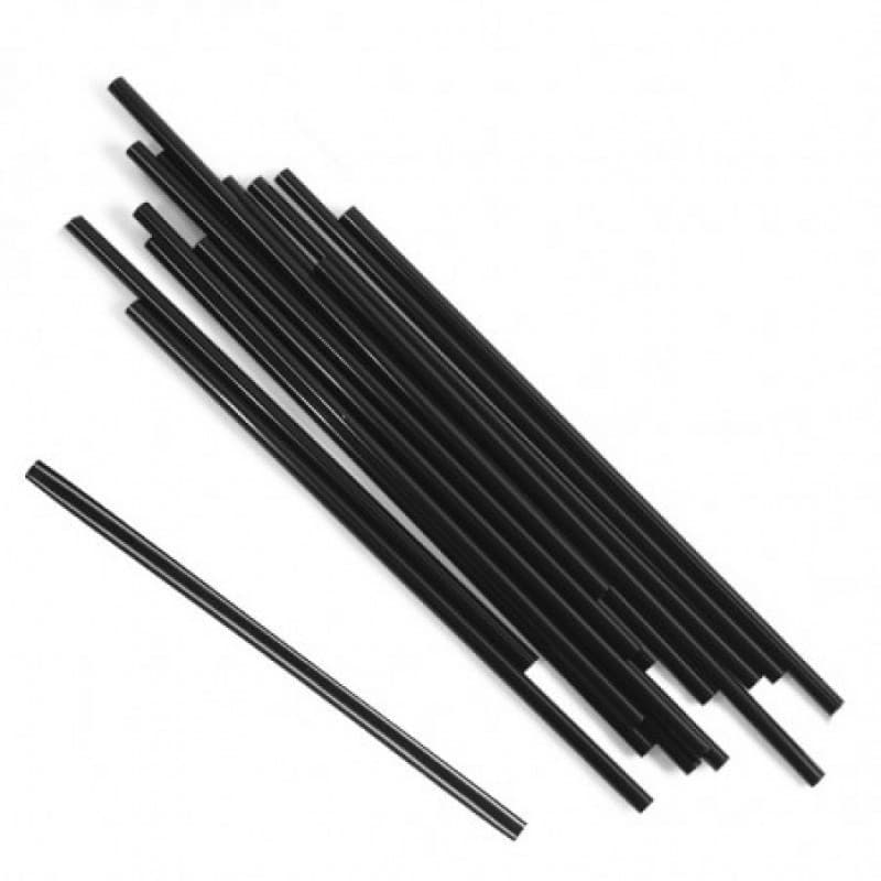 Трубочки для коктейля 5*125 ЧЕРНЫЕ MINI (20000\400\1)