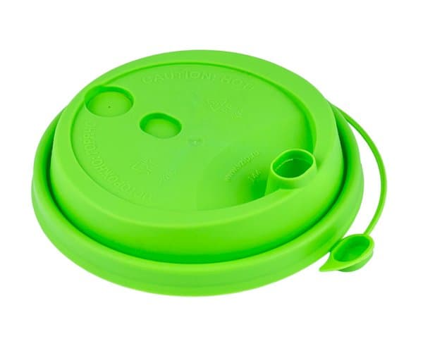 Крышка для стак. ВЗЛП d90мм 0,300\0,500мл ПП САЛАТОВАЯ 1000\50\20 50шт