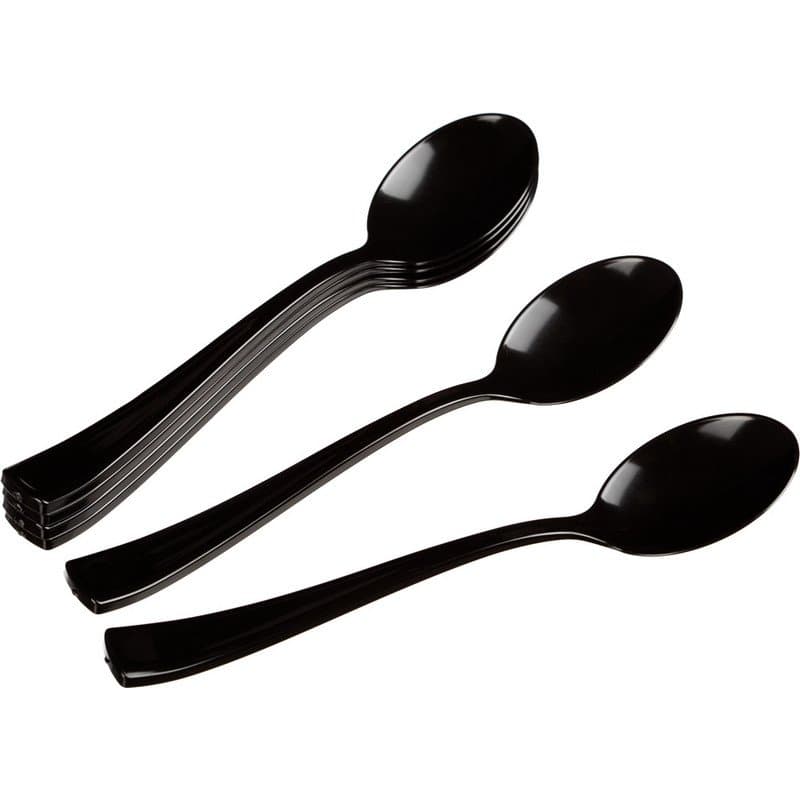 Ложка столовая ЧЕРНАЯ ПРЕМИУМ PS ВЗЛП (2500/50/1) 50шт