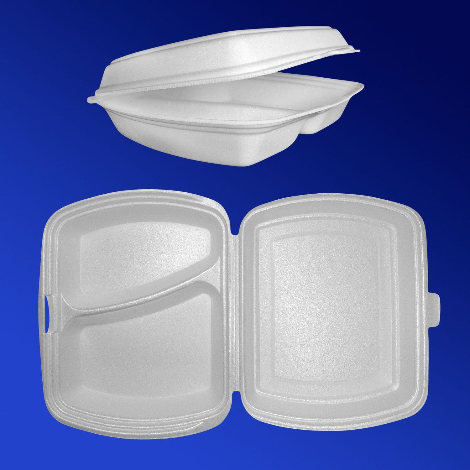 Ланч-бокс LB-2 белый РЗУП (100/1) 100шт