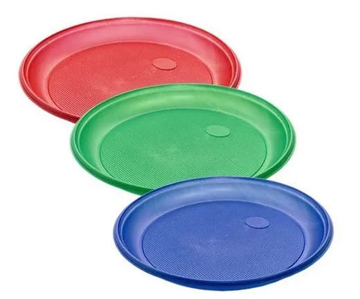 Миксы Тарелка цветная 205мм 150\6 6шт