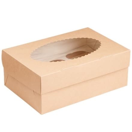 ОСК Короб под маффины MUF 6шт окно 250*170*100 150\1 1шт