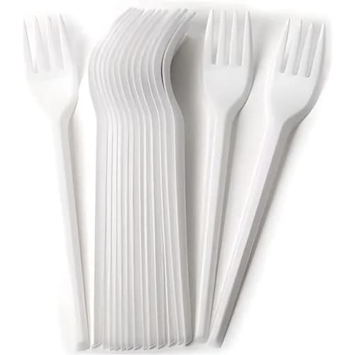 Вилка столовая 160мм БЕЛАЯ компакт ЭКОНОМ (4500/100/1) 100шт